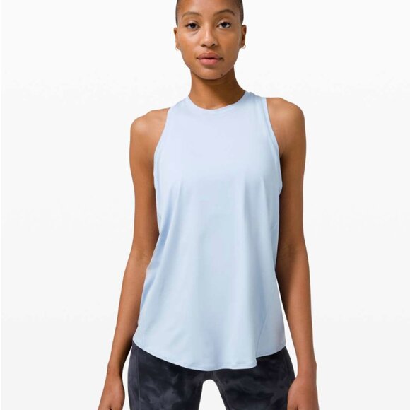 lululemon athletica Light Blue Tank Top - Picture 1 of 7
